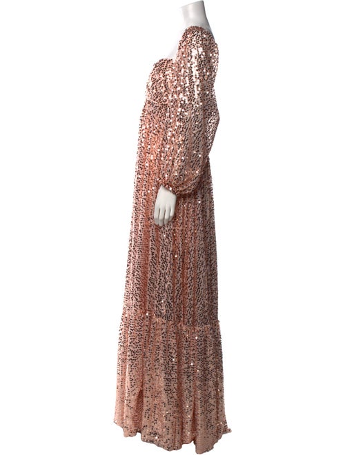 Selkie Patterned Long Dress