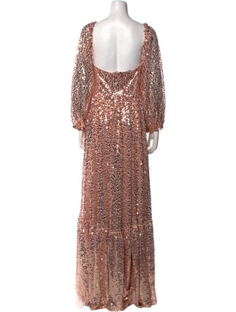 Selkie Patterned Long Dress