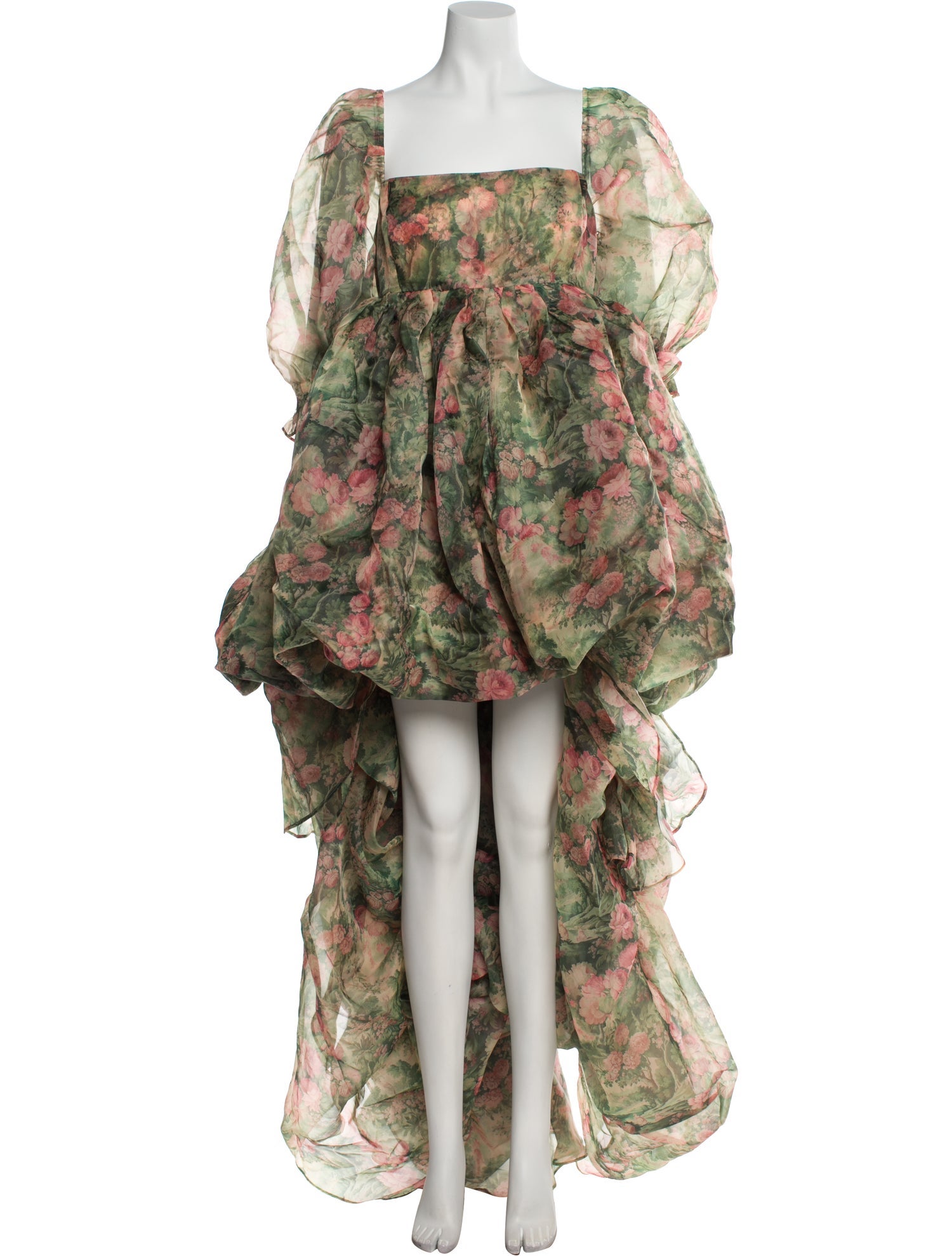 Selkie Floral Print Long Dress w/ Tags