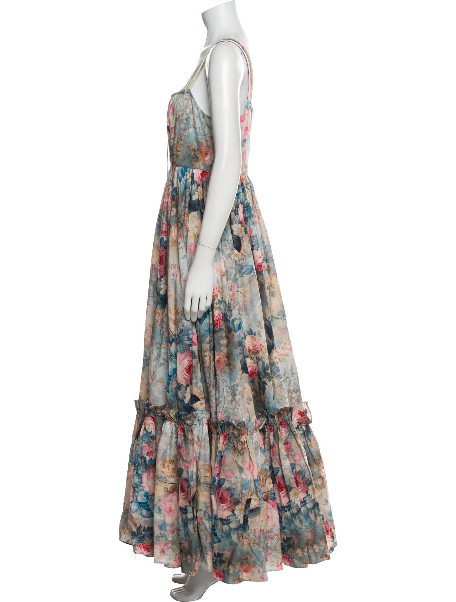 Selkie Floral Print Long Dress