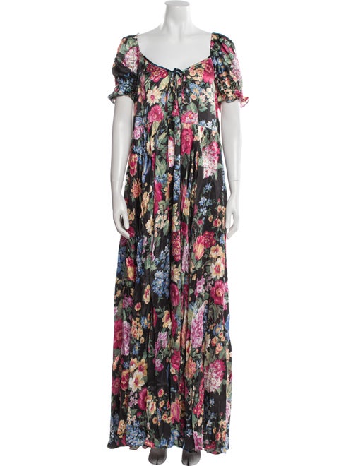 Selkie Silk Long Dress