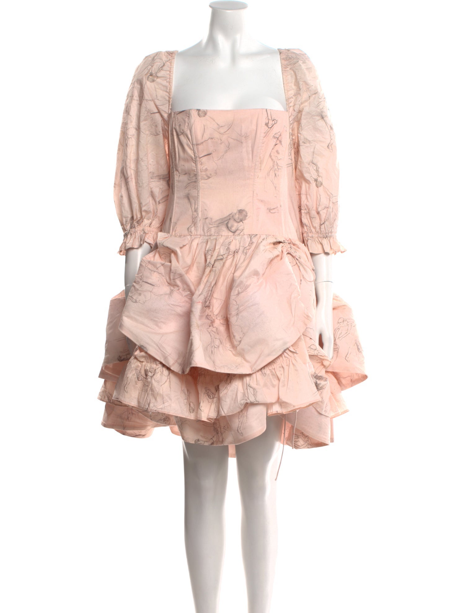 Selkie Printed Mini Dress w/ Tags