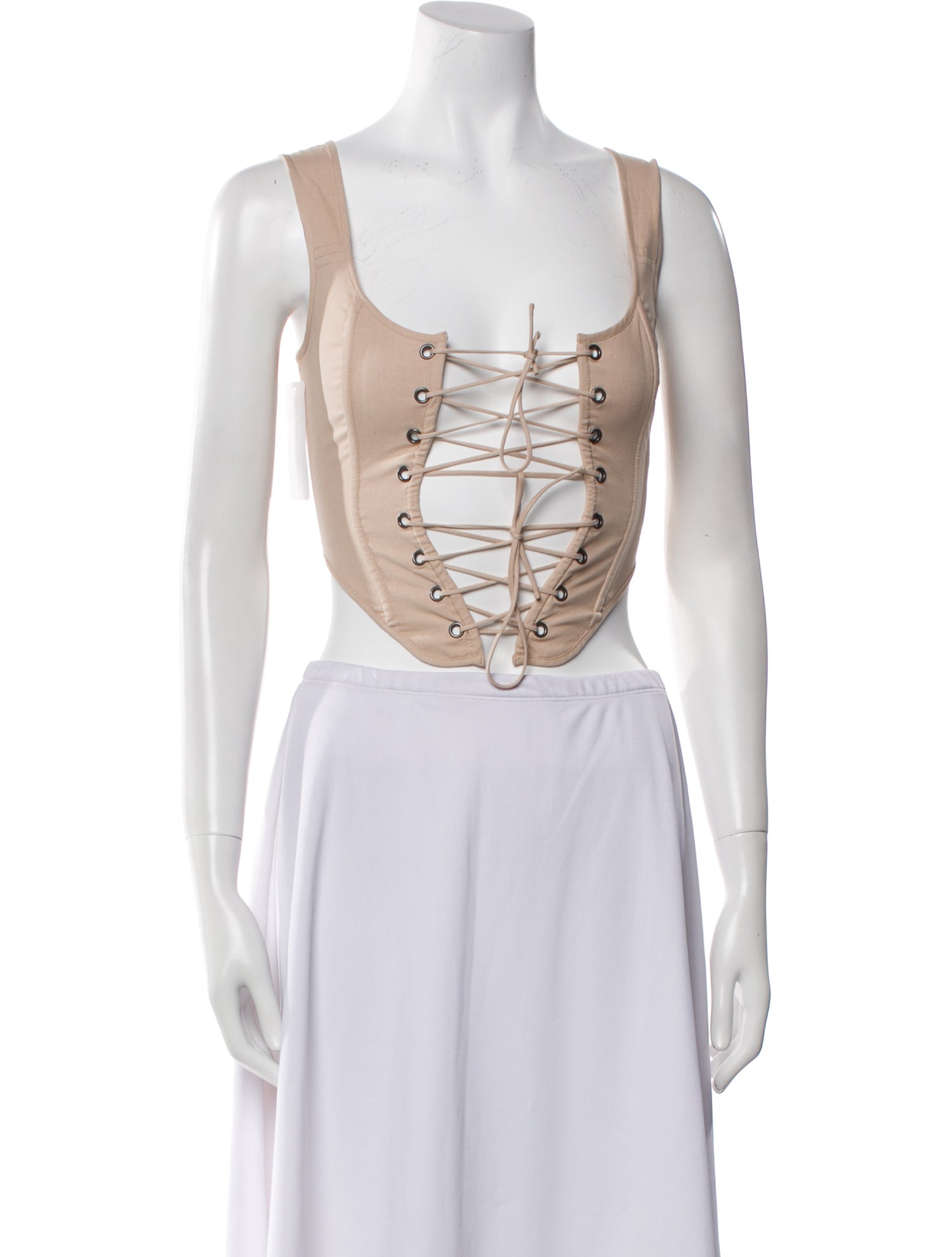 Selkie Square Neckline Sleeveless Crop Top w/ Tags