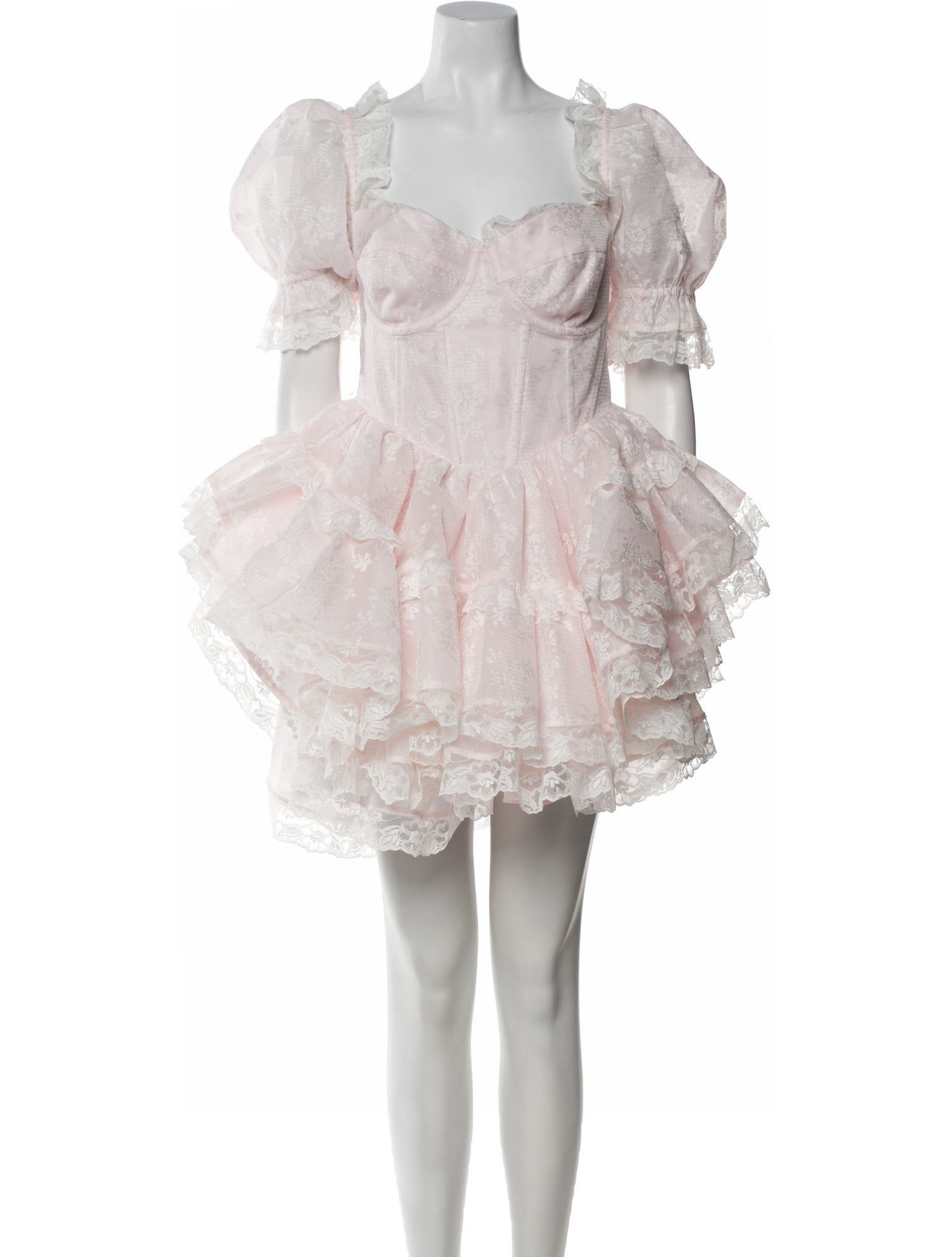 Selkie Square Neckline Mini Dress