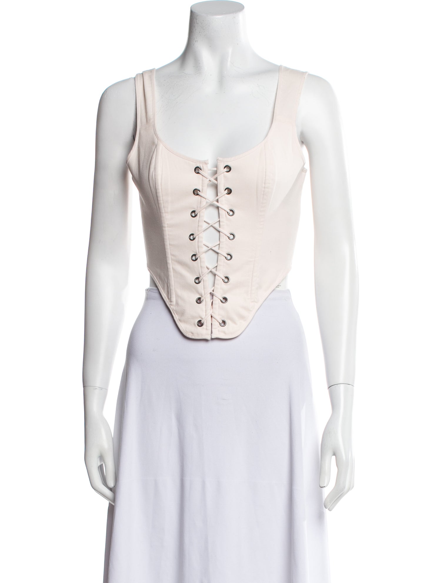 Selkie Scoop Neck Sleeveless Top