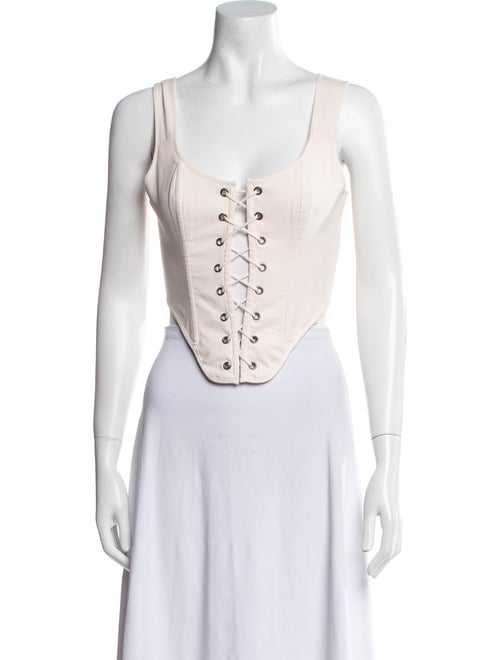 Selkie Scoop Neck Sleeveless Top