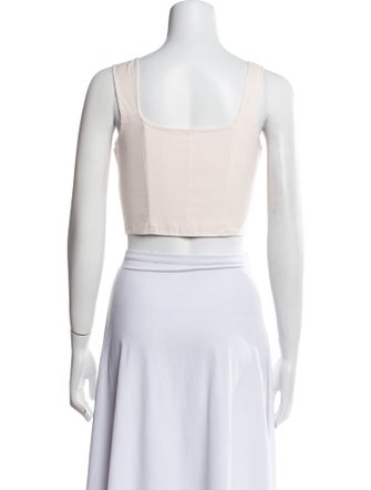 Selkie Scoop Neck Sleeveless Top