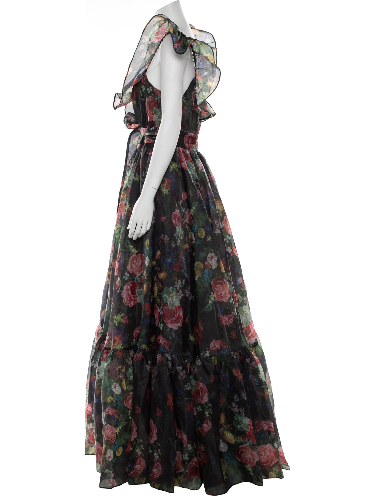 Selkie Floral Print Long Dress