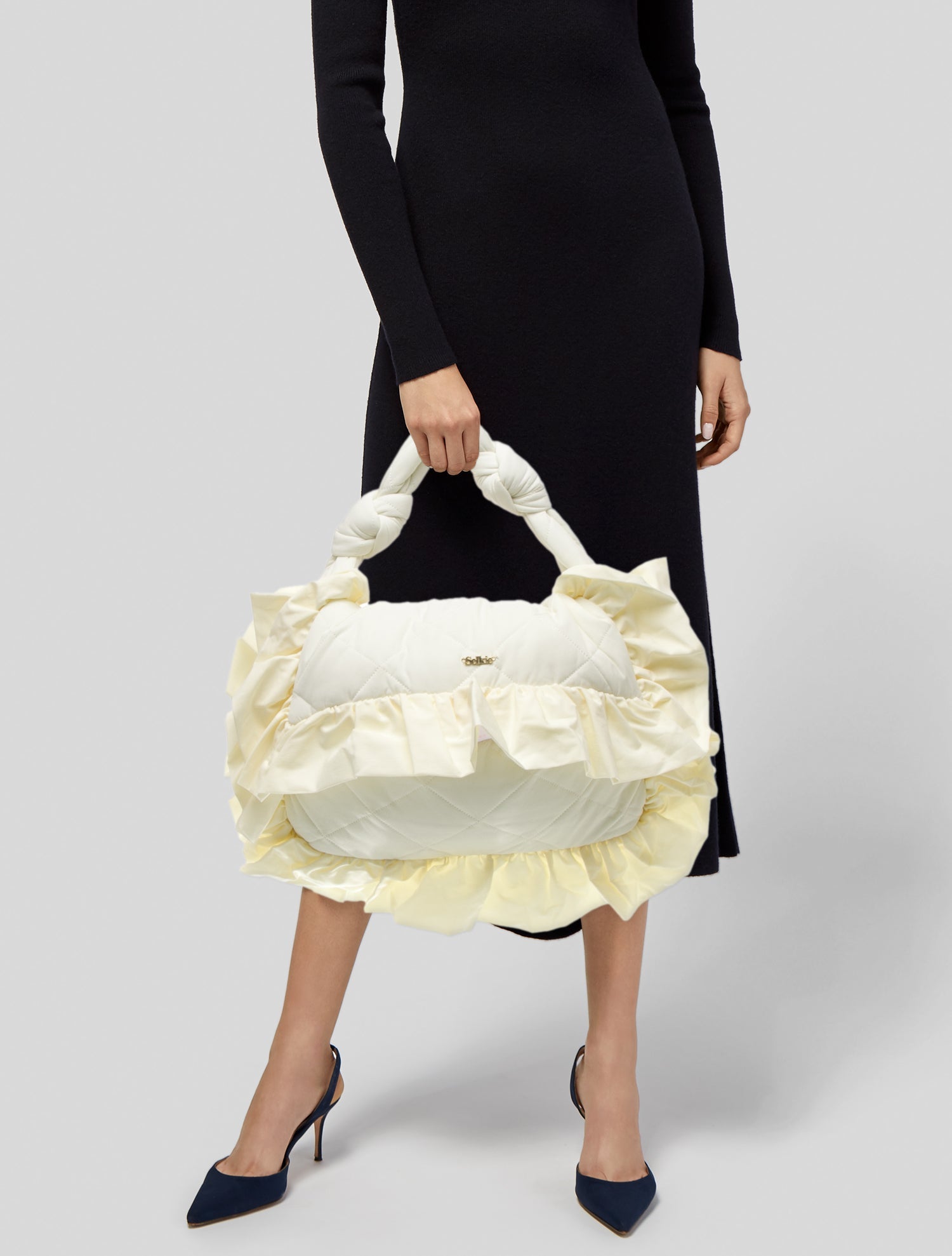 Selkie Nylon Top Handle Bag