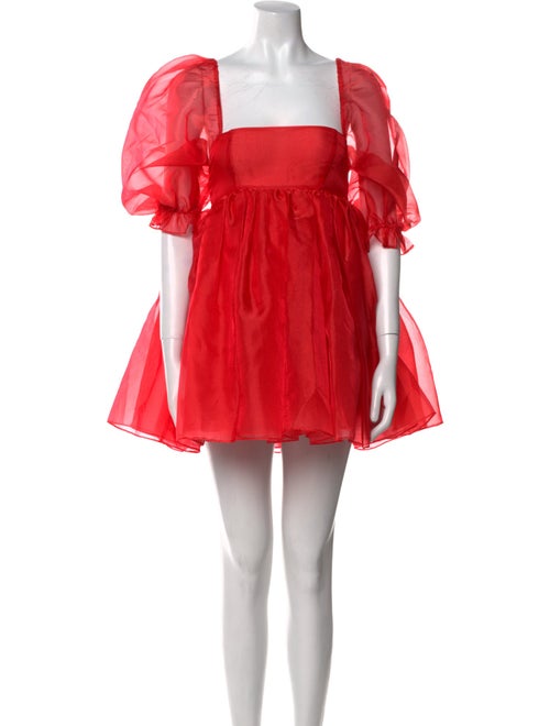 Selkie Square Neckline Mini Dress