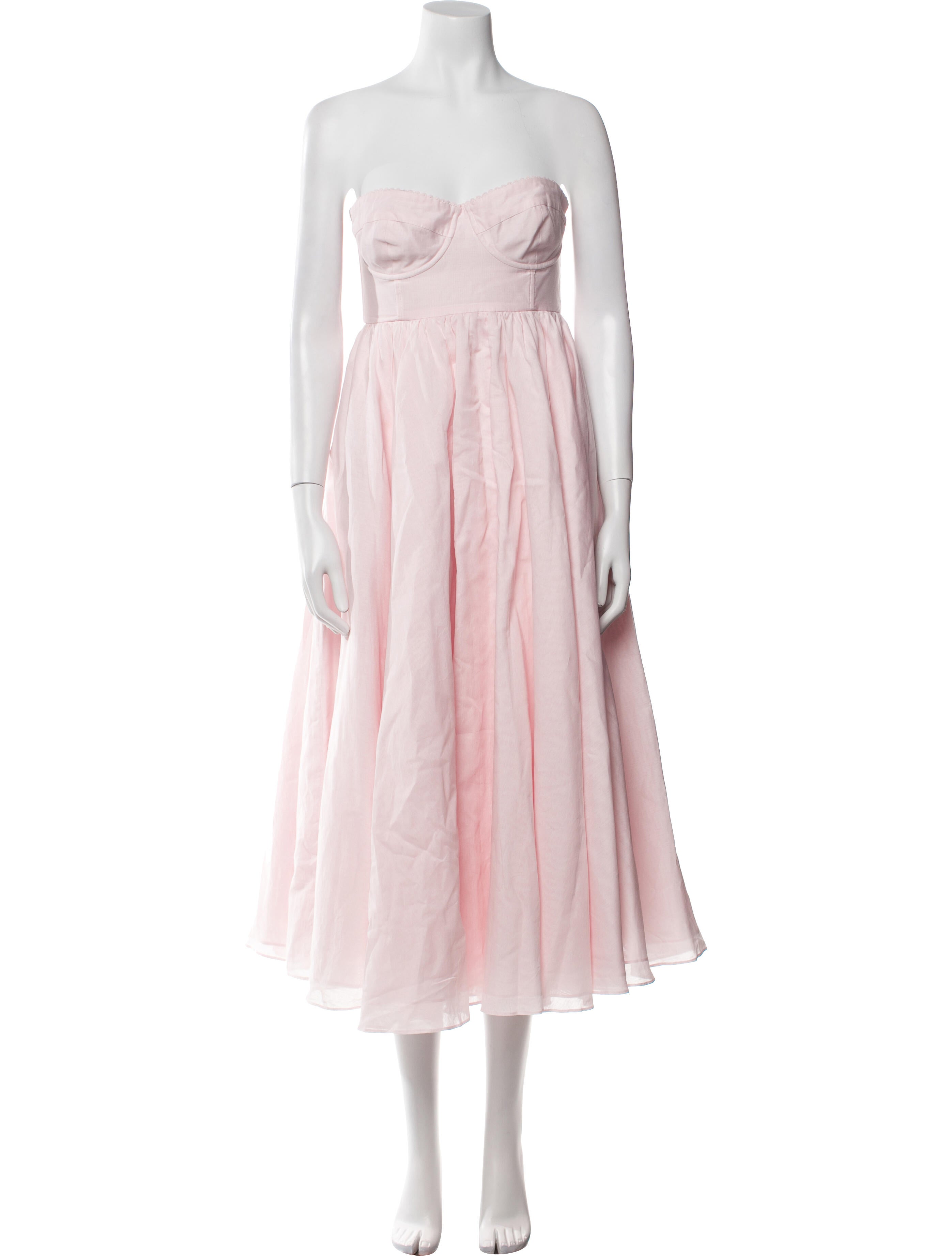 Selkie Strapless Knee-Length Dress