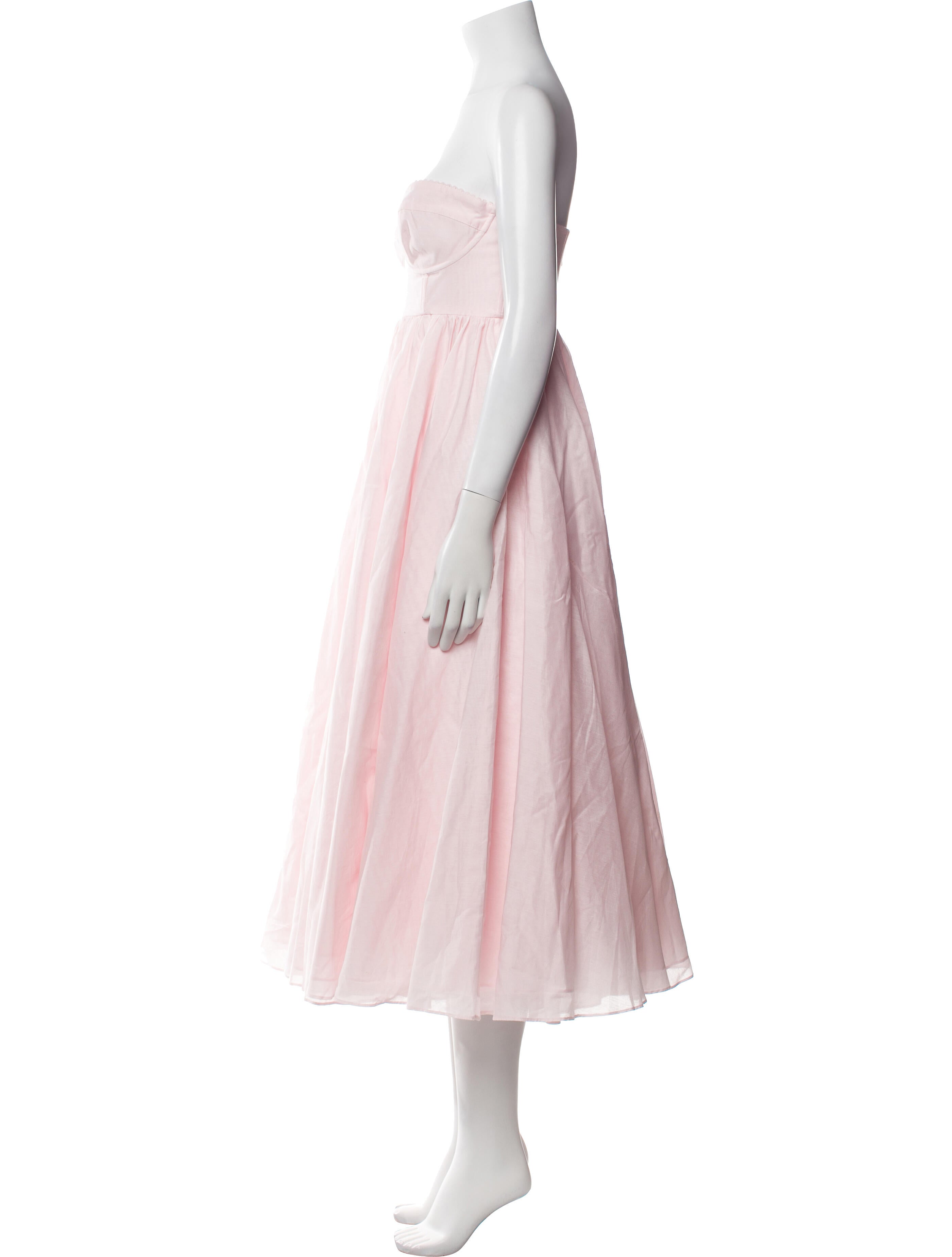 Selkie Strapless Knee-Length Dress