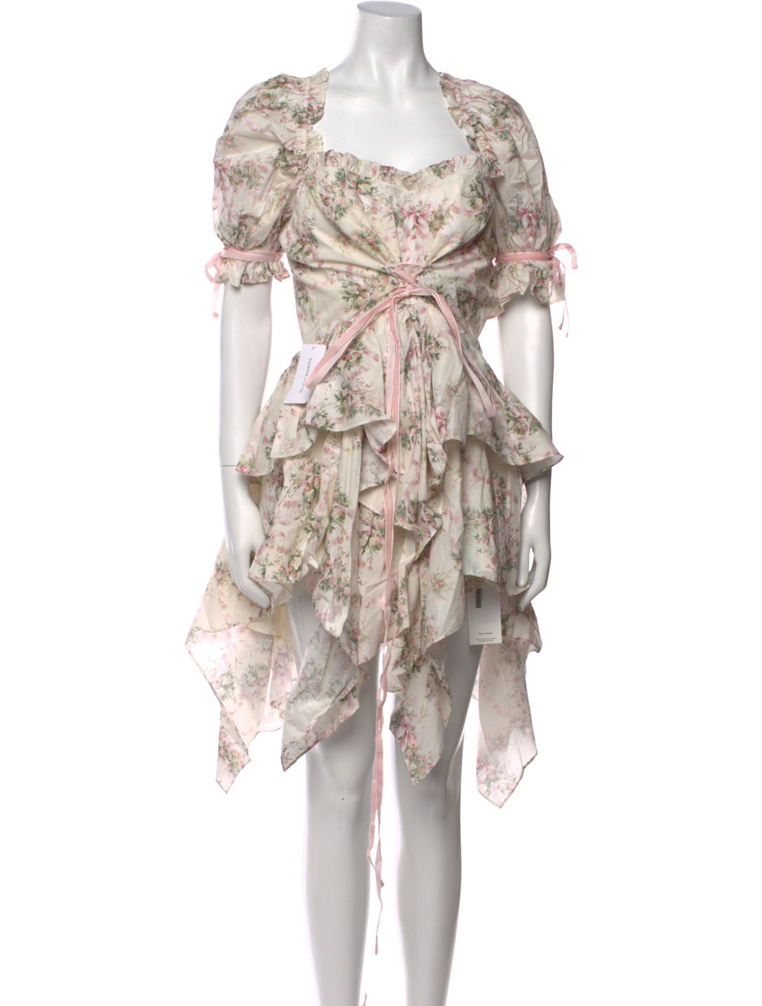 Selkie Floral Print Knee-Length Dress w/ Tags