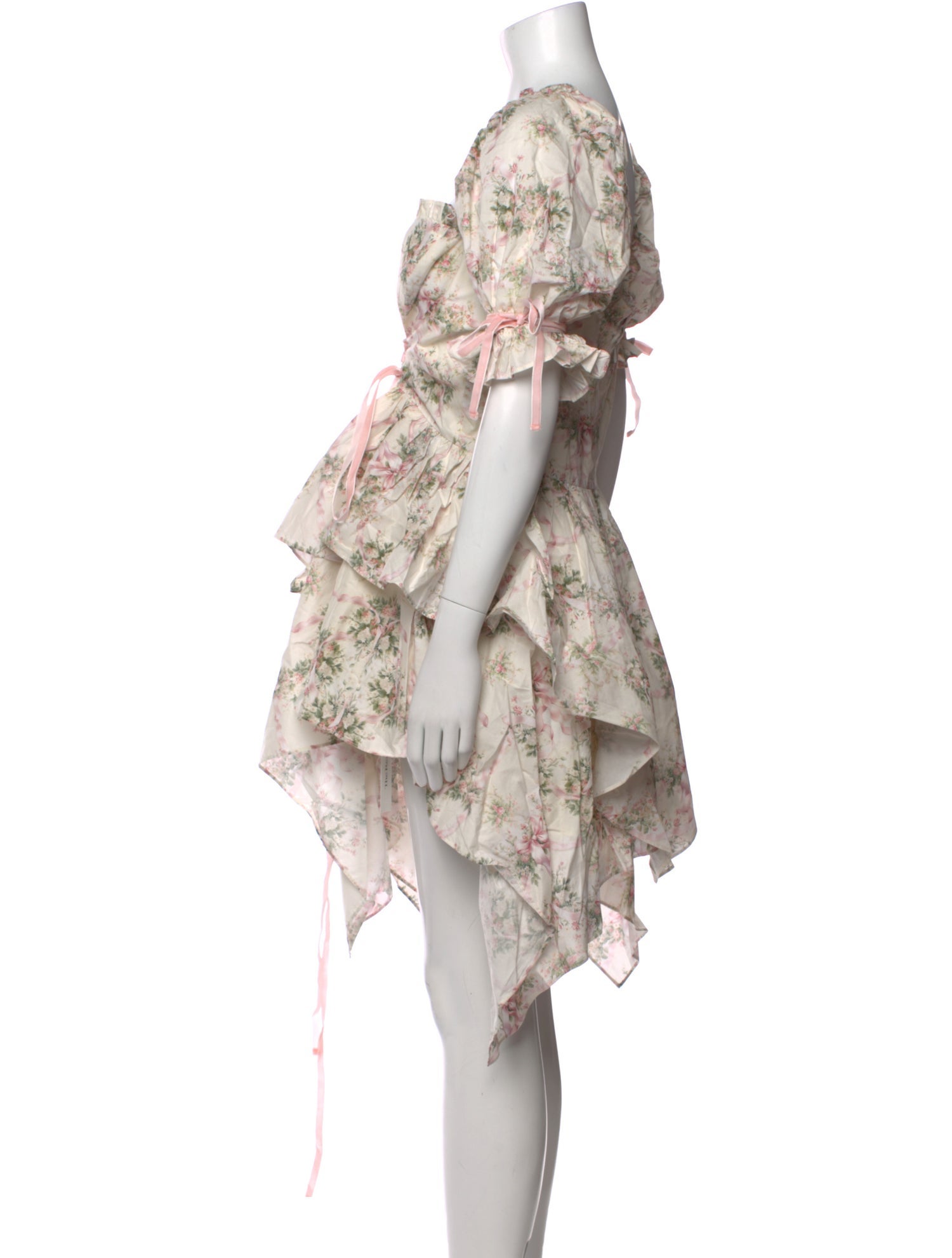 Selkie Floral Print Knee-Length Dress w/ Tags