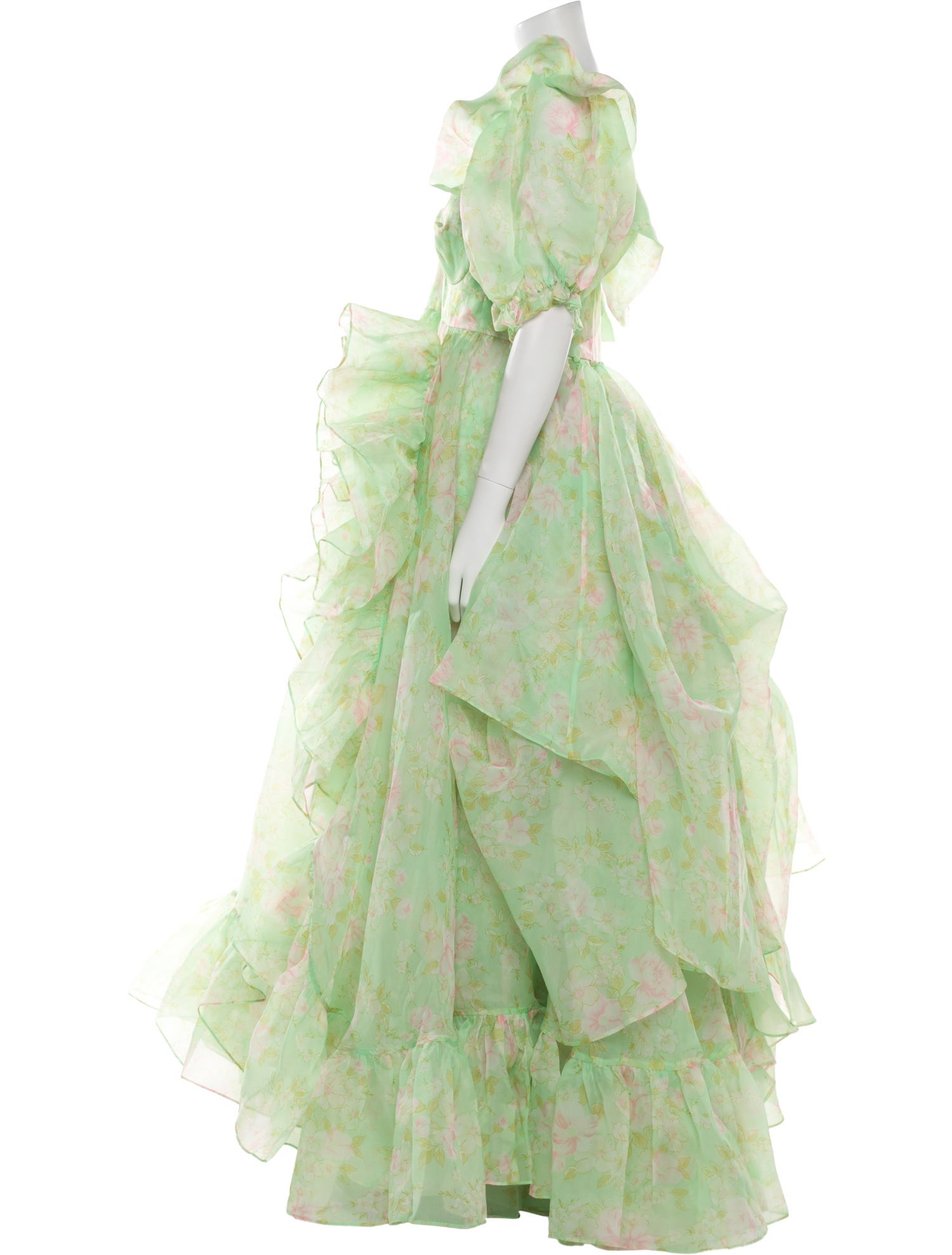 Selkie Floral Print Long Dress w/ Tags