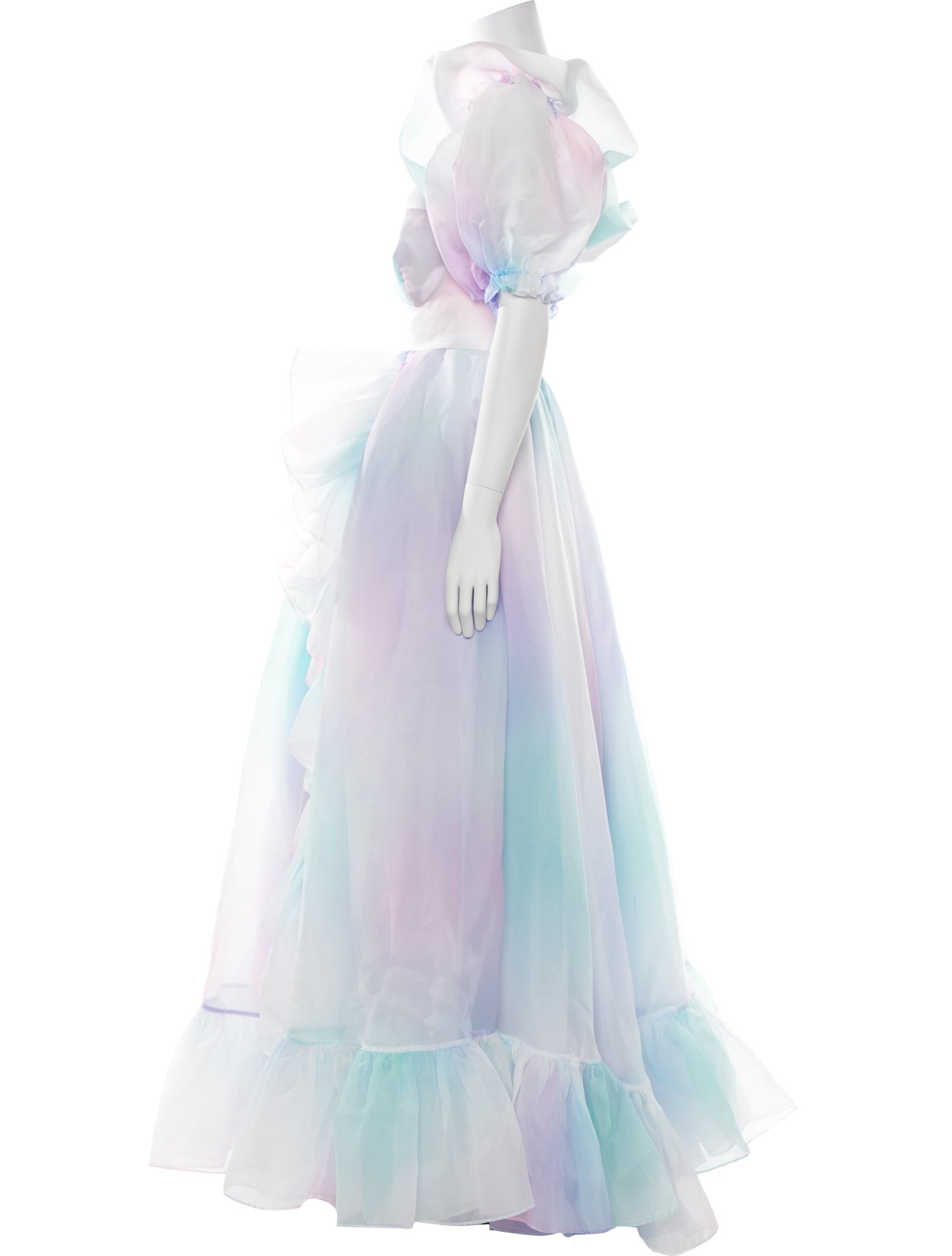 Selkie Tie-Dye Print Long Dress