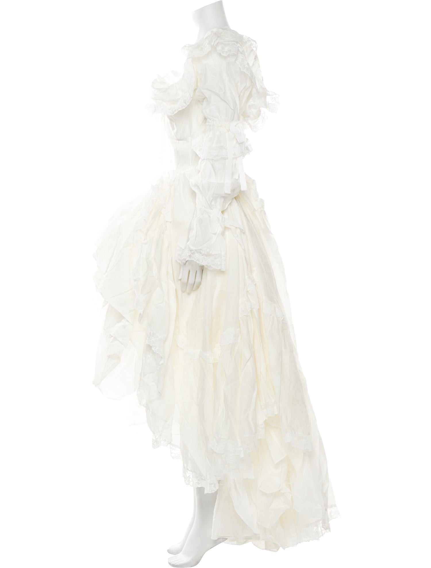 Selkie Square Neckline Long Dress