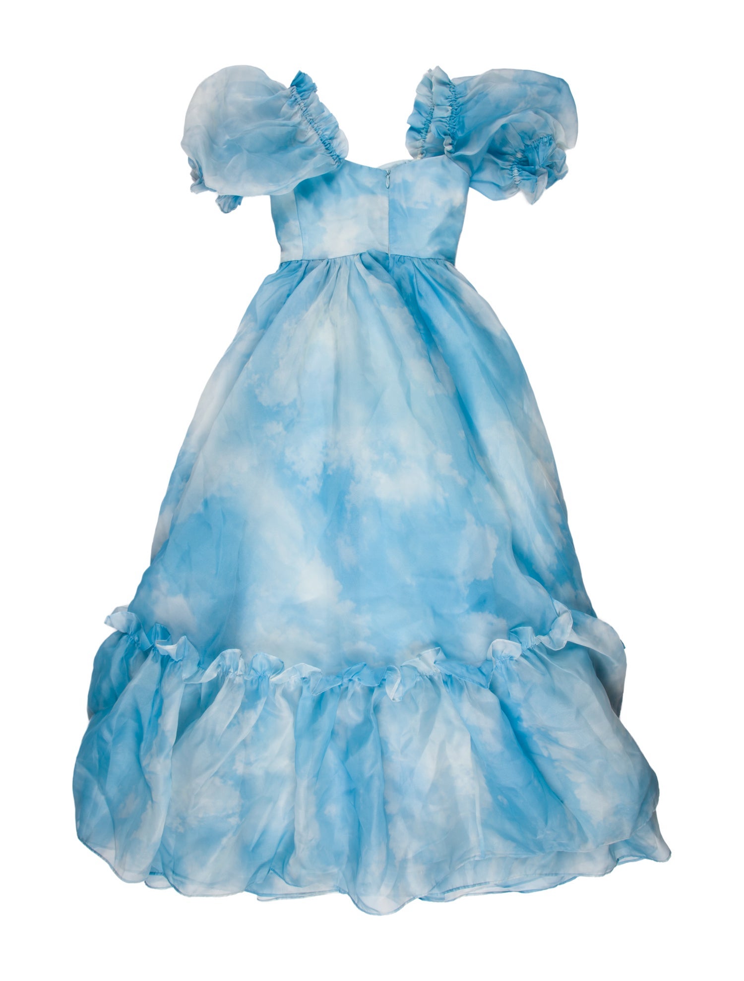 Selkie Tie-Dye Print Long Dress