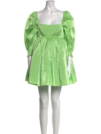 Selkie Square Neckline Mini Dress