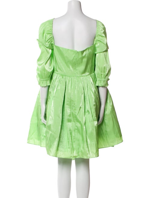 Selkie Square Neckline Knee-Length Dress