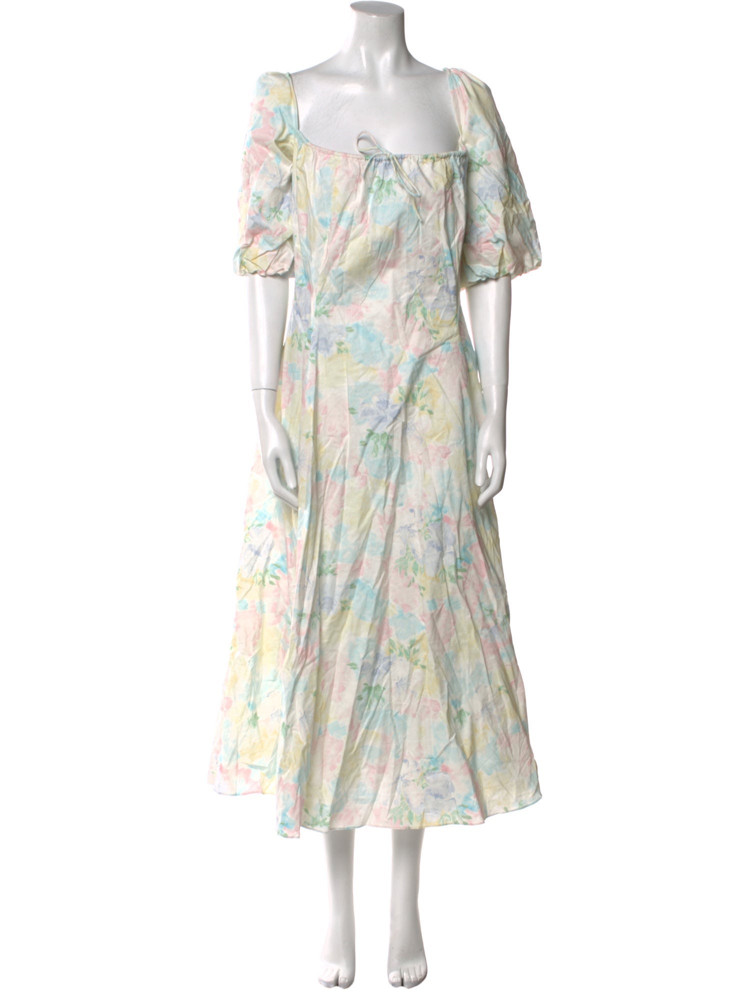 Selkie Floral Print Long Dress w/ Tags