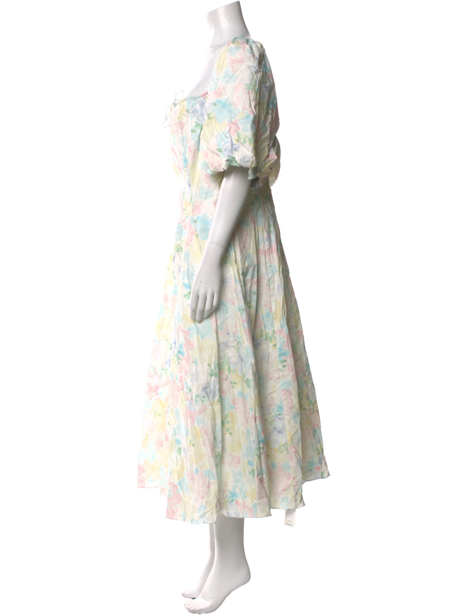 Selkie Floral Print Long Dress w/ Tags