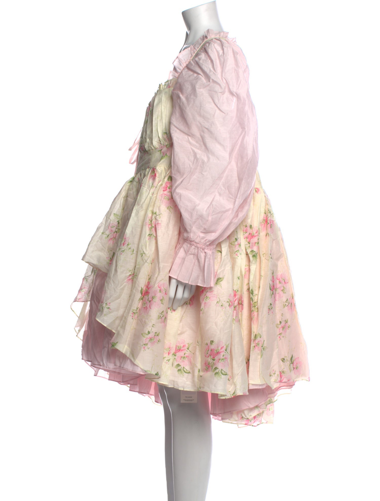 Selkie Floral Print Knee-Length Dress w/ Tags