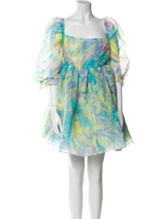 Selkie Printed Mini Dress