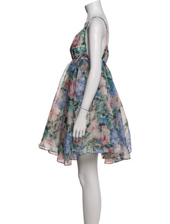 Selkie Floral Print Mini Dress