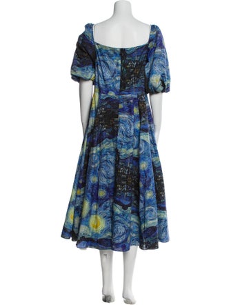 Selkie Paisley Print Long Dress