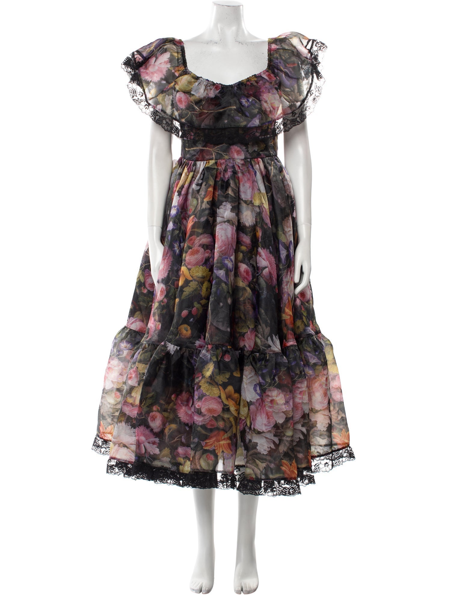 Selkie Floral Print Long Dress