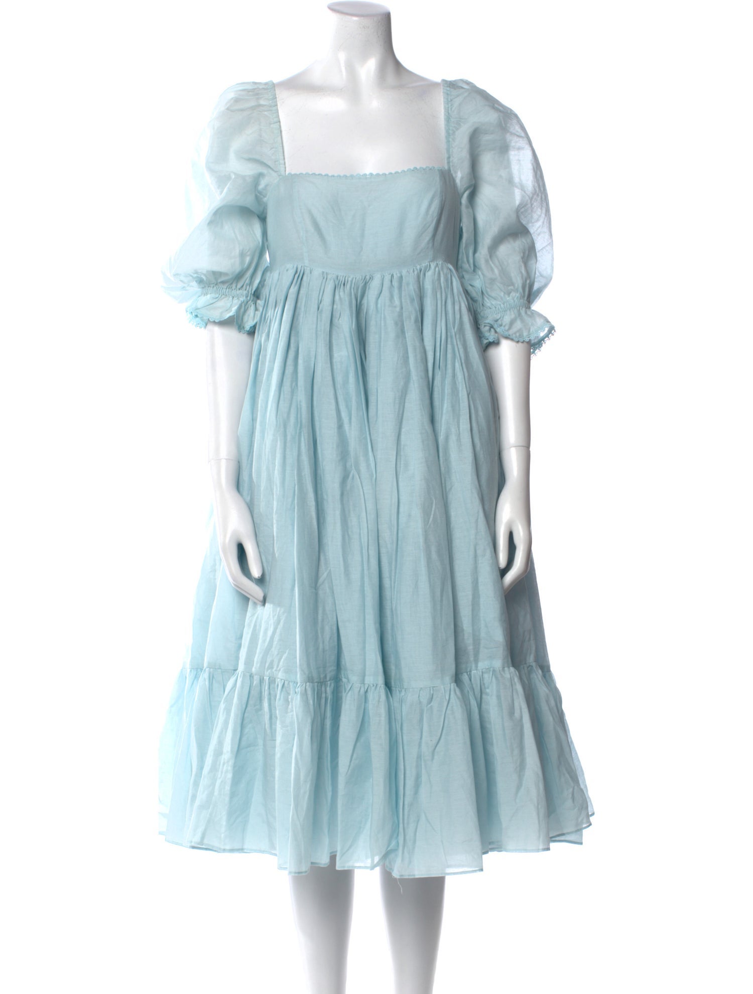 Selkie Square Neckline Midi Length Dress w/ Tags