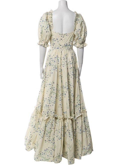 Selkie Floral Print Long Dress