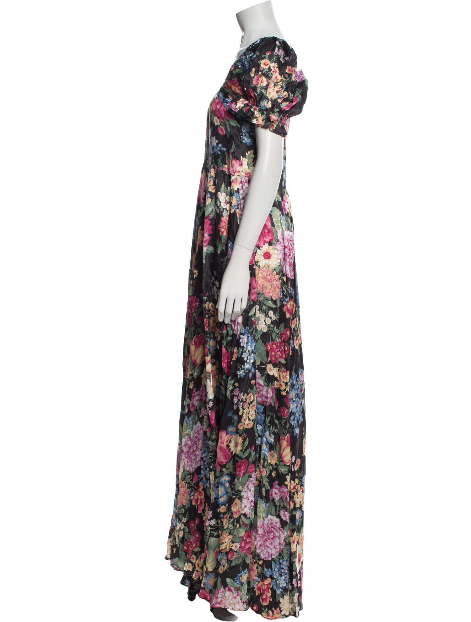 Selkie Floral Print Long Dress