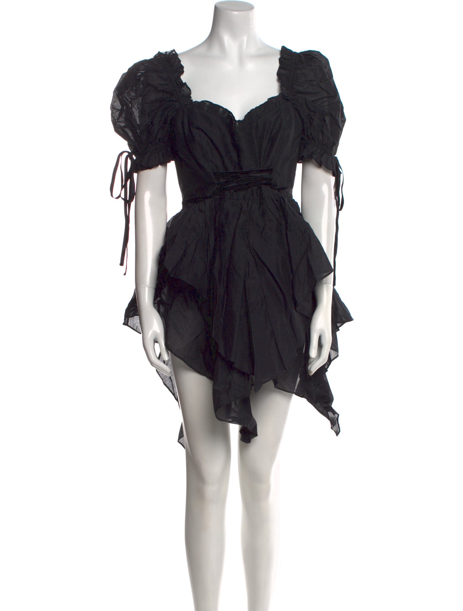 Selkie Square Neckline Mini Dress