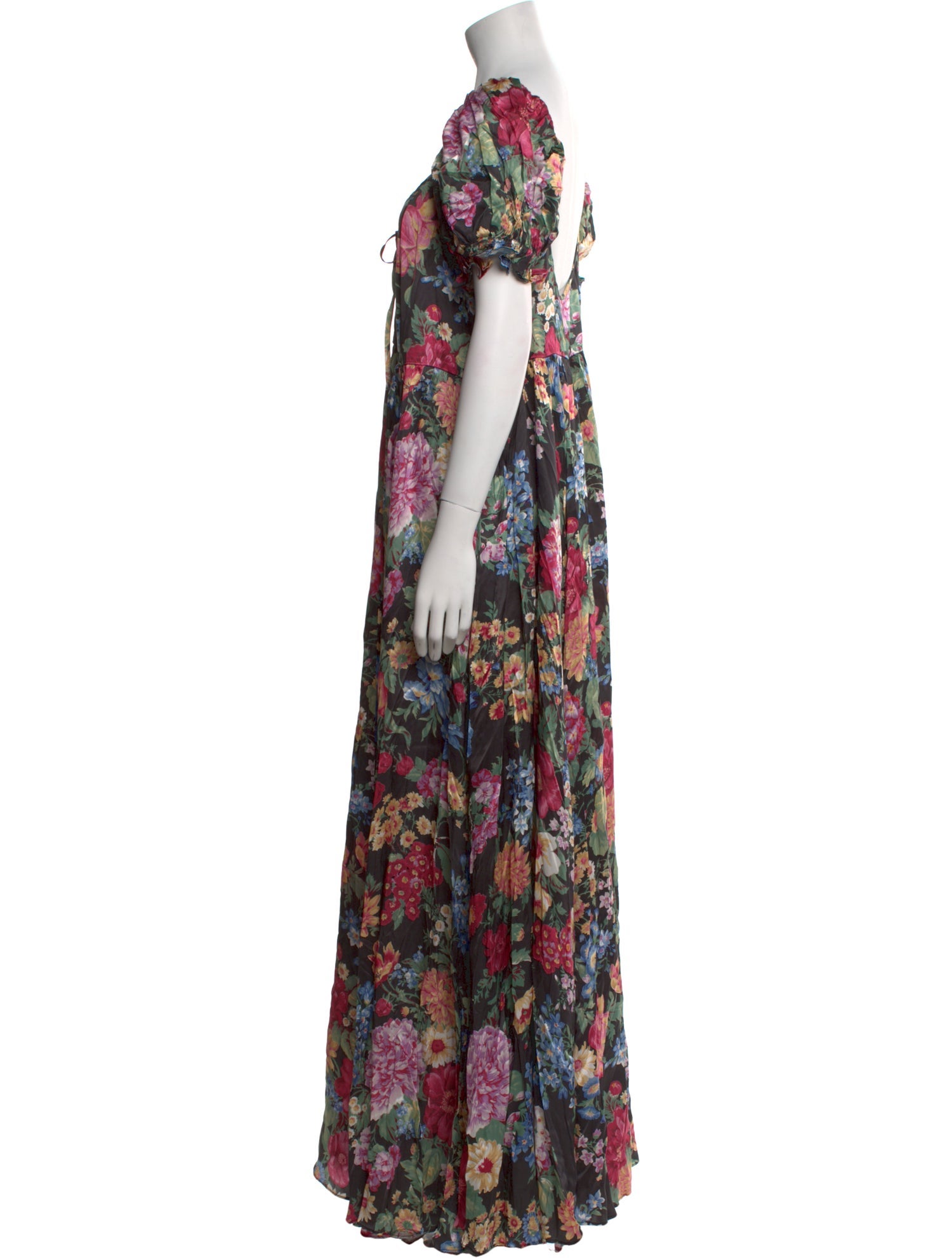 Selkie Floral Print Long Dress