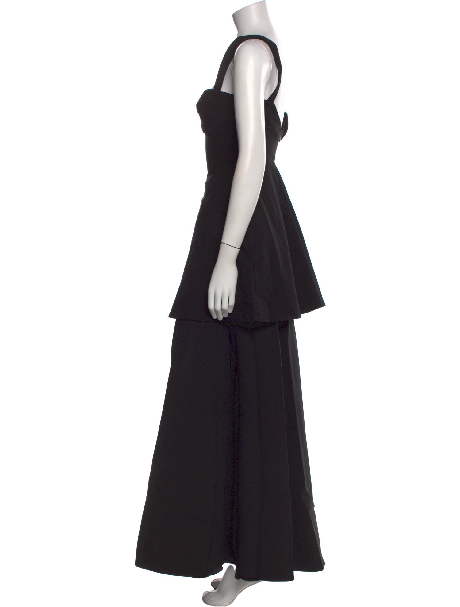 Selkie Square Neckline Midi Length Dress