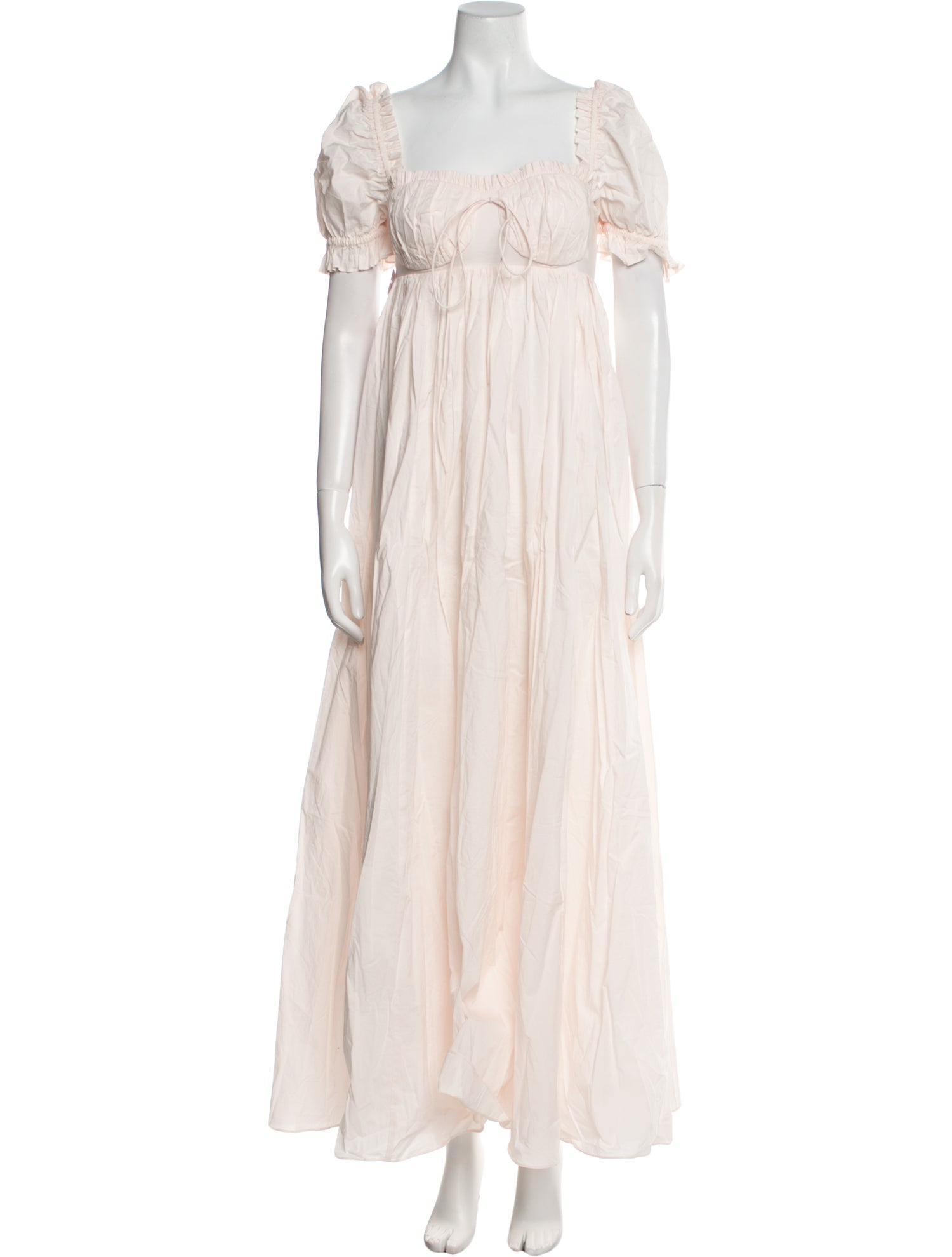 Selkie Square Neckline Long Dress