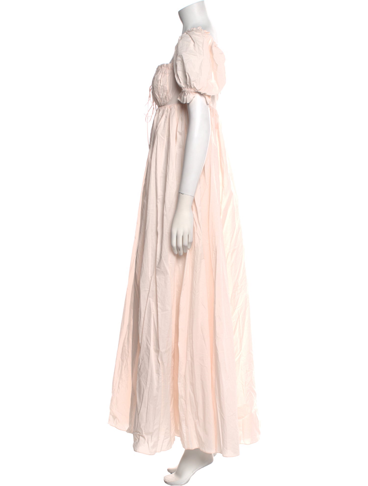 Selkie Square Neckline Long Dress