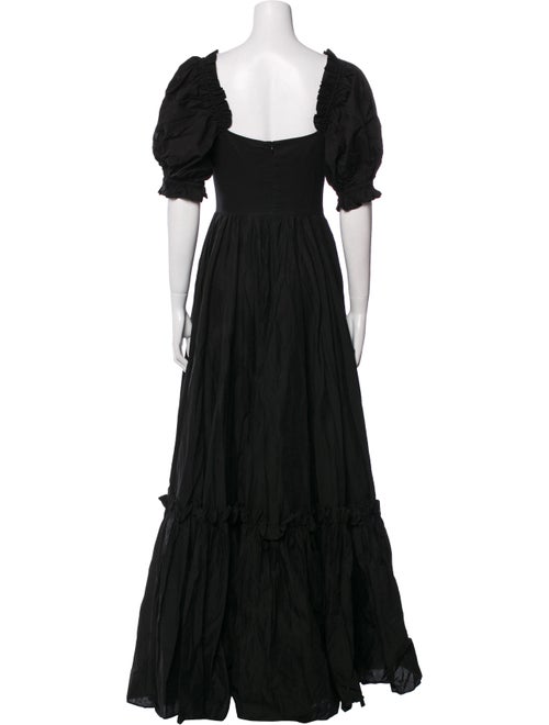 Selkie Square Neckline Long Dress