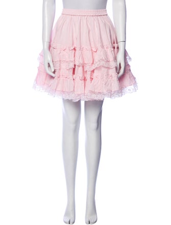 Selkie Lace Pattern Mini Skirt