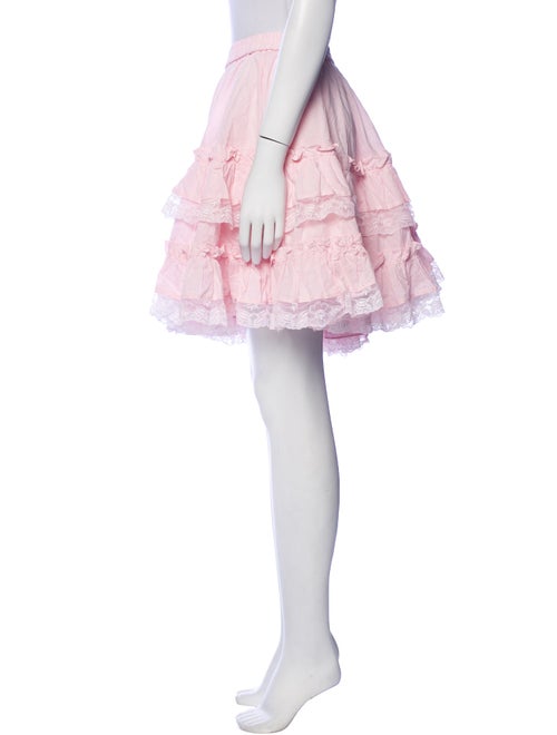 Selkie Lace Pattern Mini Skirt