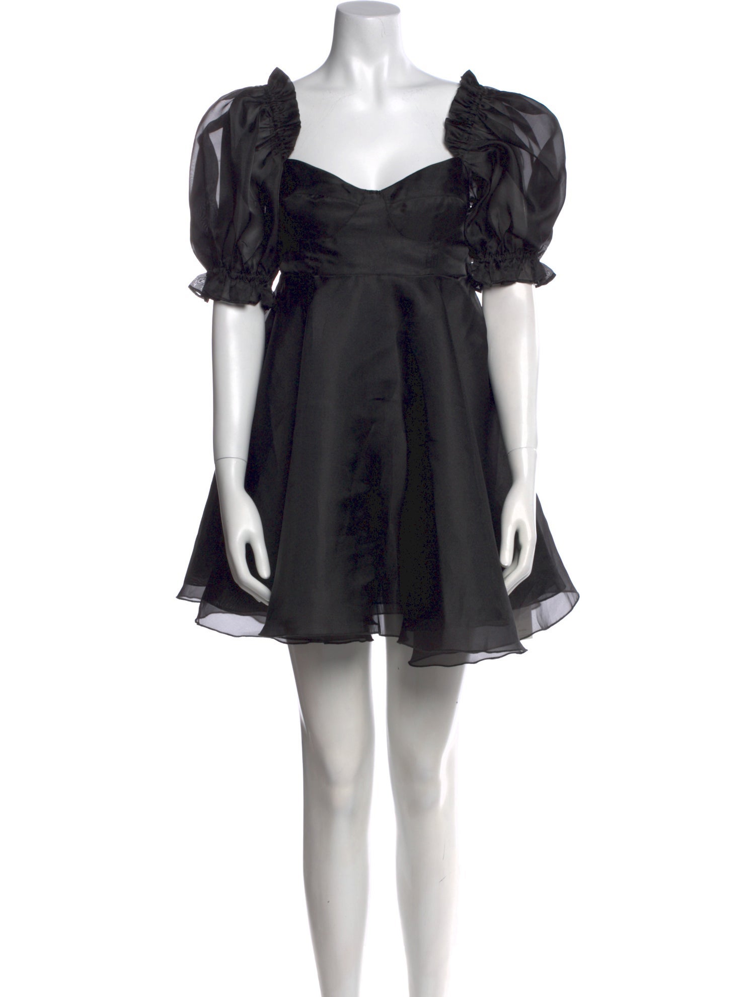 Selkie Square Neckline Mini Dress