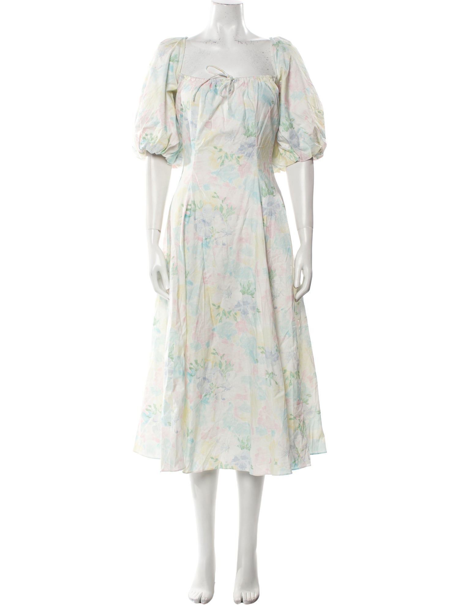 Selkie Floral Print Long Dress w/ Tags