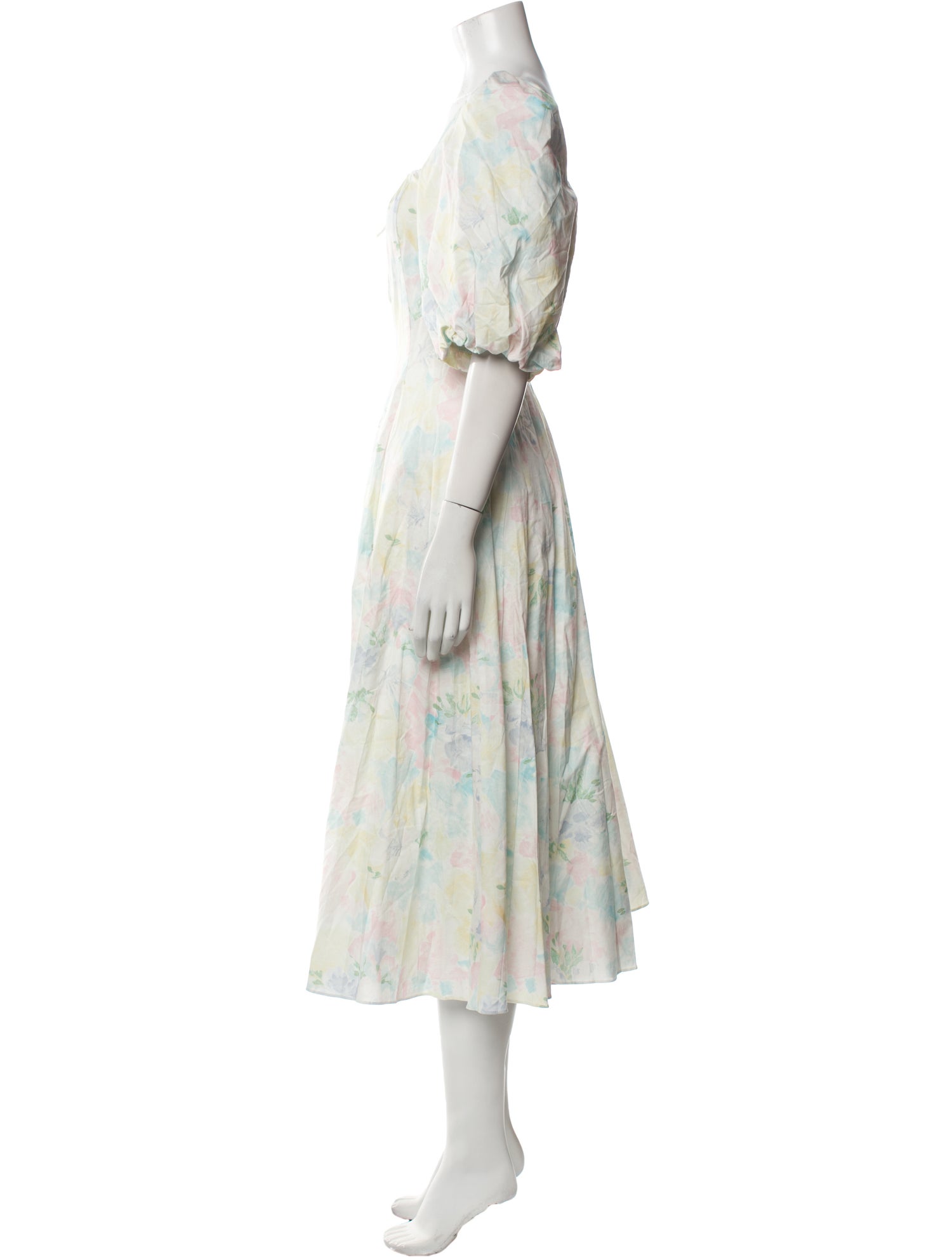 Selkie Floral Print Long Dress w/ Tags