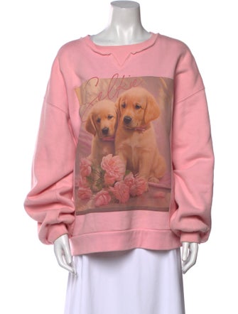 Selkie Graphic Print Crew Neck Sweatshirt