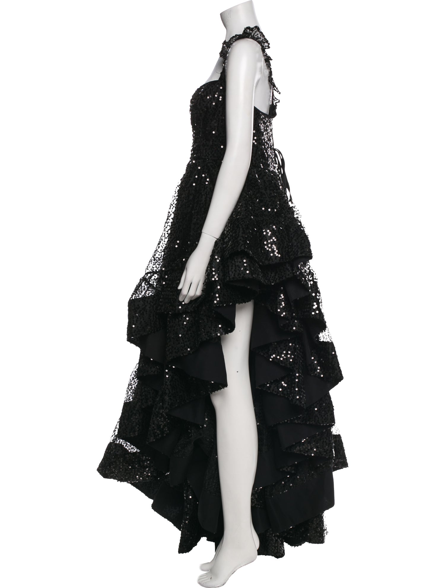 Selkie Square Neckline Long Dress