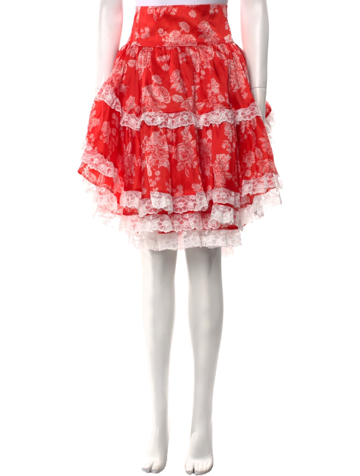 Selkie Silk Knee-Length Skirt w/ Tags