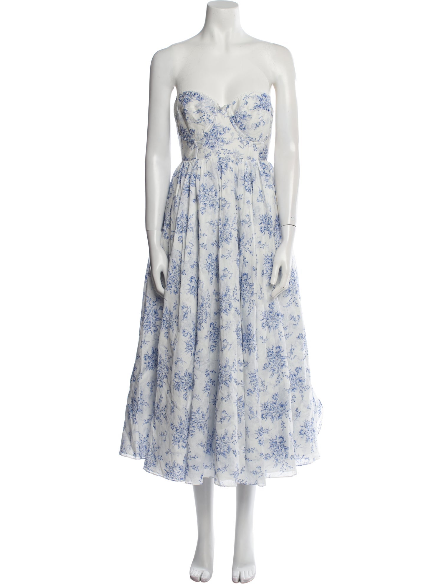 Selkie Floral Print Knee-Length Dress