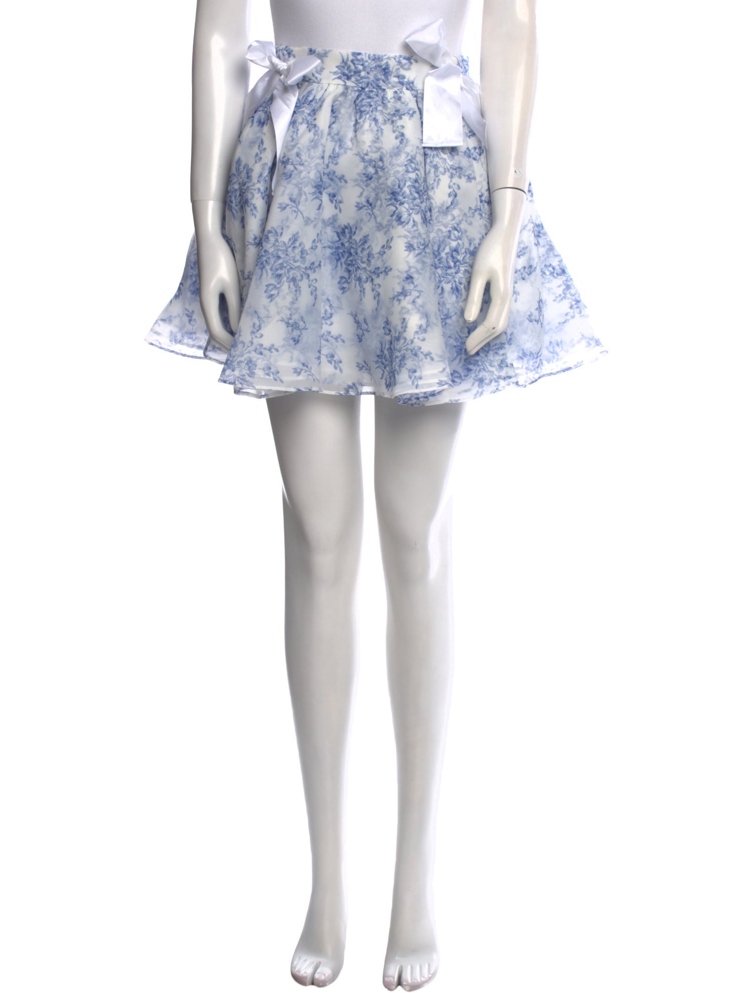 Selkie Floral Print Mini Skirt